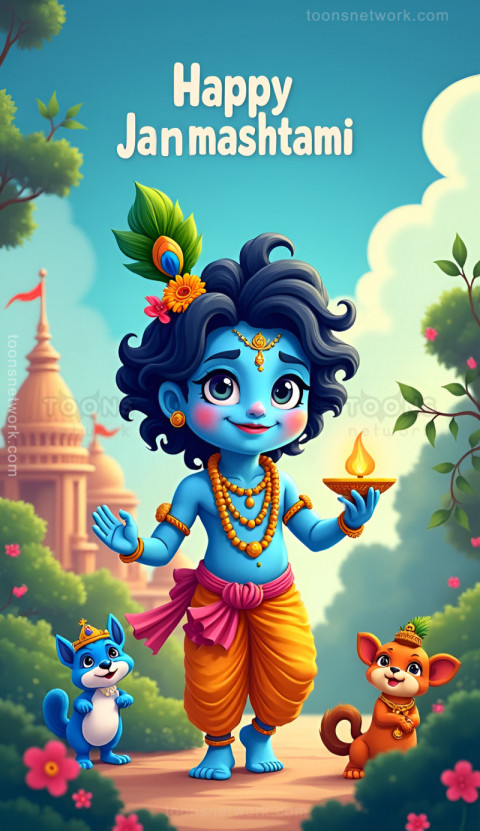 Little Krishna, Happy Janmashtami, Download Krishna Wallpaper #17