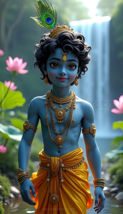 Realistic image of Little Lord Krishna, Download Krishna Wallpaper #55