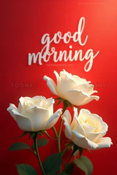 White Roses and Good Morning, Download Good Morning Images #3