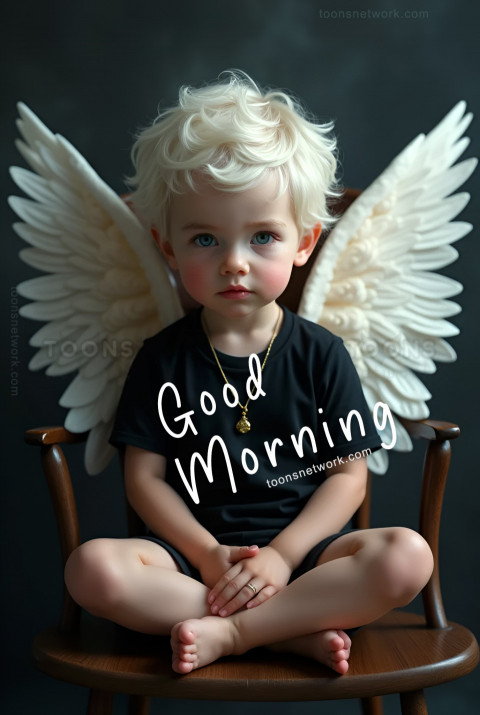 A Little Boy with Angel Face, Download Good Morning Images #45