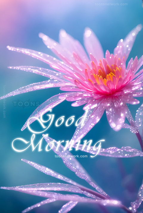 A Crystal Flower Bloomed in the Morning, Download Good Morning Images #49