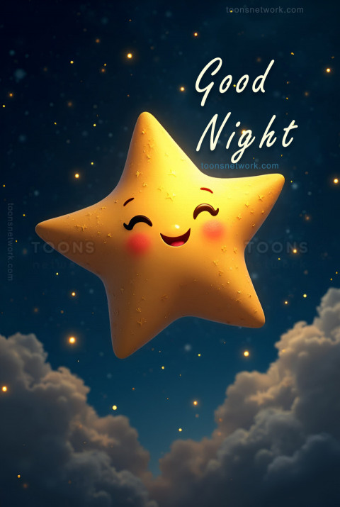 A Living Star Smiling, Download Good Night Images #12