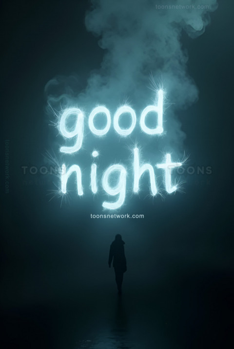 Ghostly Good Night Message in the Air, Download Good Night Images #16