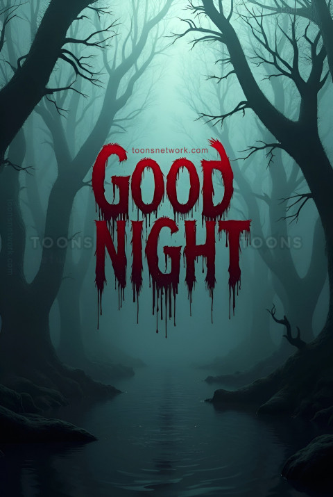 Good Night in Bloody Font, Download Good Night Images #19