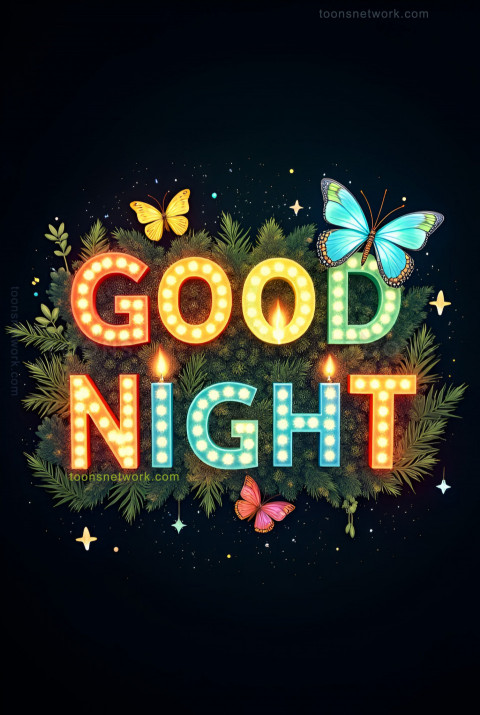 Colorful Sparkle GOOD NIGHT, Download Good Night Images #23