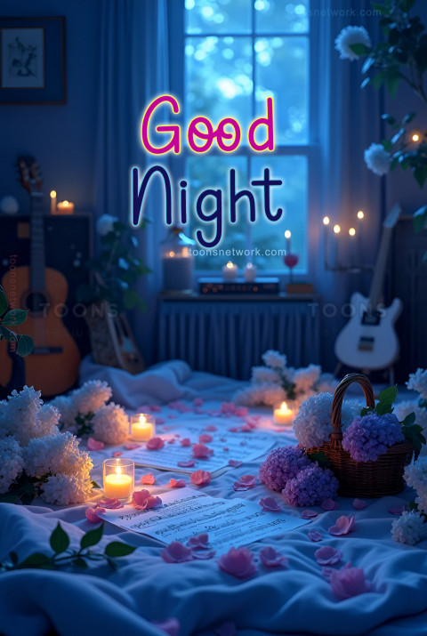 A Candle Light Bedroom at Night, Download Good Night Images #40