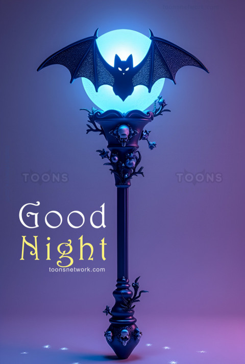 Lighthouse and a Bat at Night, Download Good Night Images #47