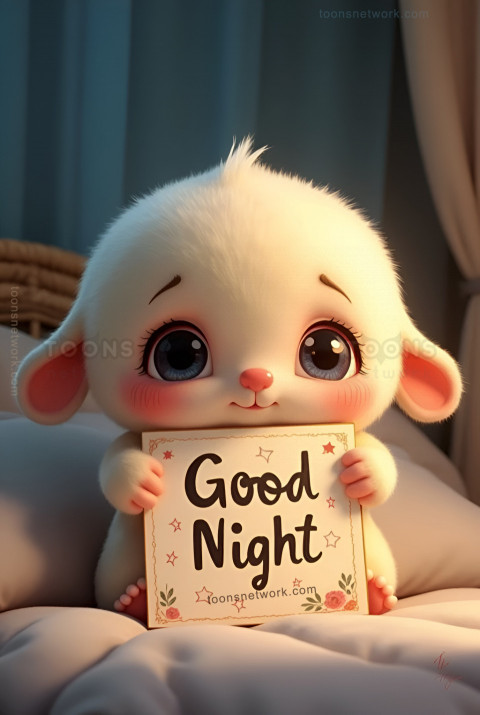 Cute Bubu with a Good Night Message, Download Good Night Images #53