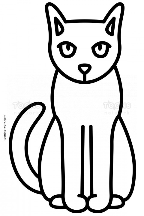 Very easy Cat drawing for kids, Cat Drawing Ideas #26