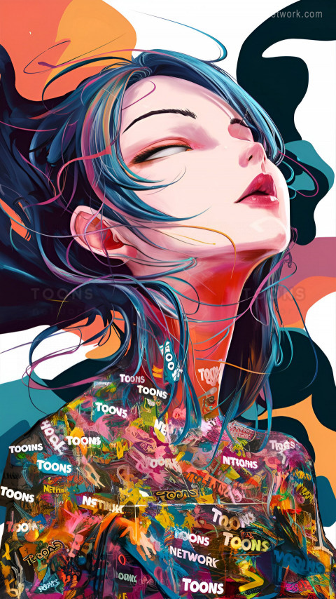 Free HD Abstract Beautiful Anime Girl Wallpaper Phone Images #37