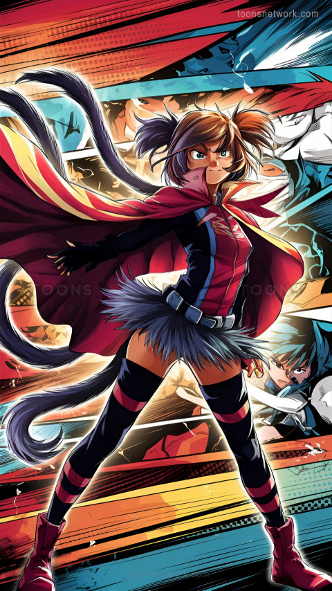 Download Anime Kyoka Jiro Wallpaper, Superhero Outfit #12