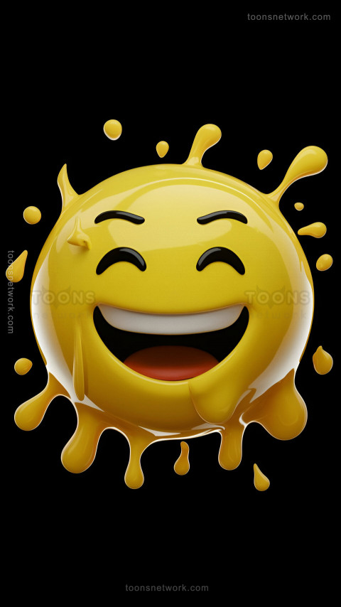 3D Emoji Like Cheerful Yellow Smiley Face, Download Funny Wallpapers #25