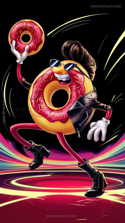 Rocking Donut Dancer, Download Funny Wallpapers #27