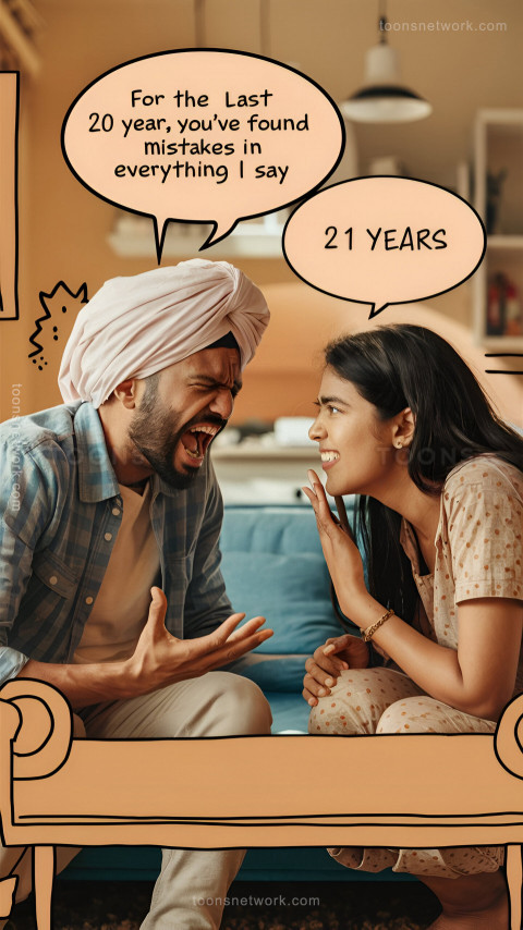 Funny Moment Between an Indian Couple, Download Funny Wallpapers #30