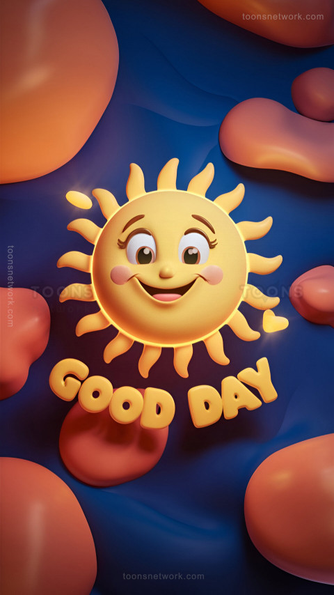 Cheerful Sun With a Happy Face, Good Day, Download Funny Wallpapers #45