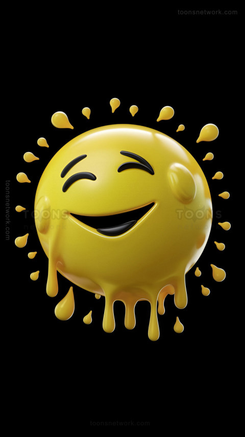 3D Emoji Like Yellow Smiley Face, Melting, Download Funny Wallpapers #67