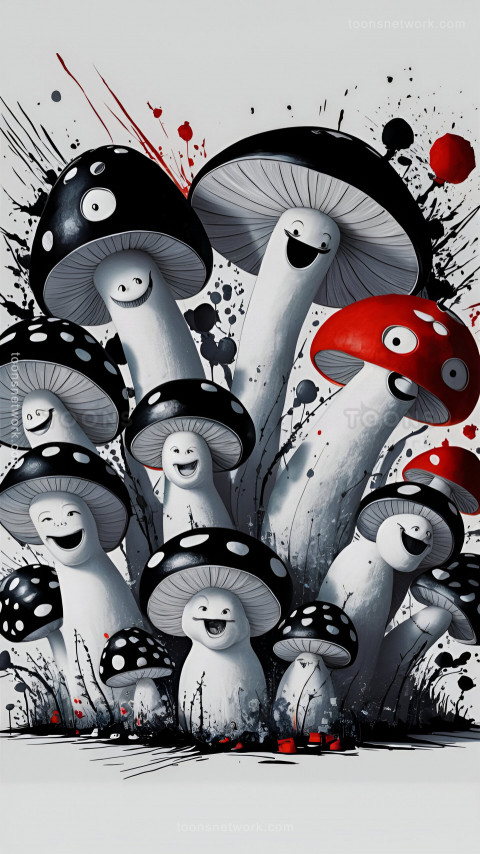 Funny Mushrooms, Download Funny Wallpapers #94