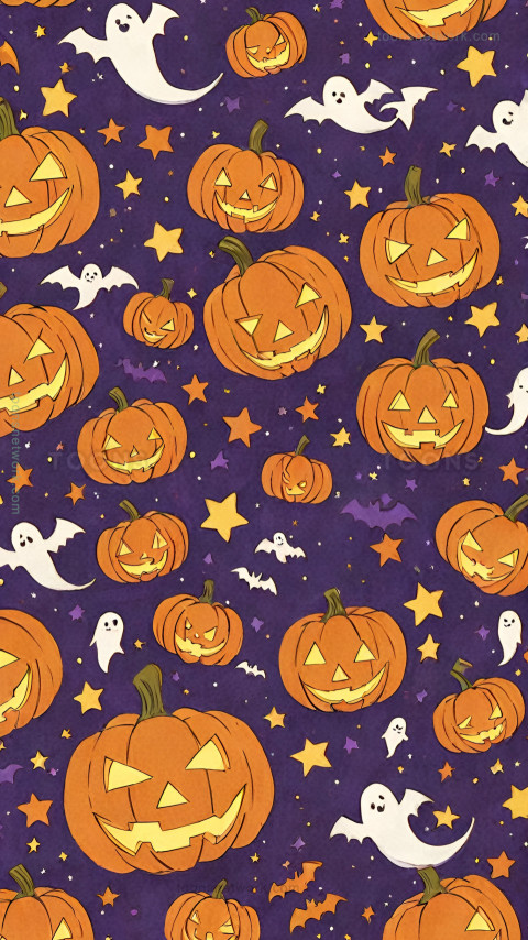 Halloween Pumpkin Background, Download Halloween Wallpaper #12