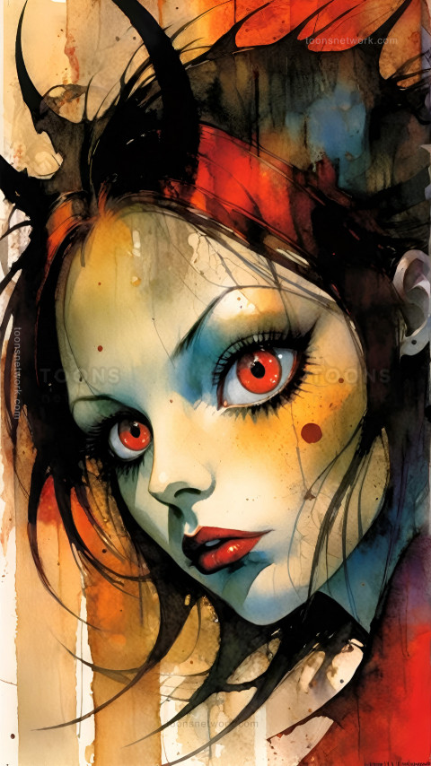 Halloween Girl Face, Costume, Download Halloween Wallpaper #22