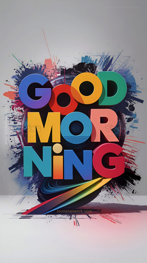 Geometric Art of Good Morning Message, Download Good Morning Images #28