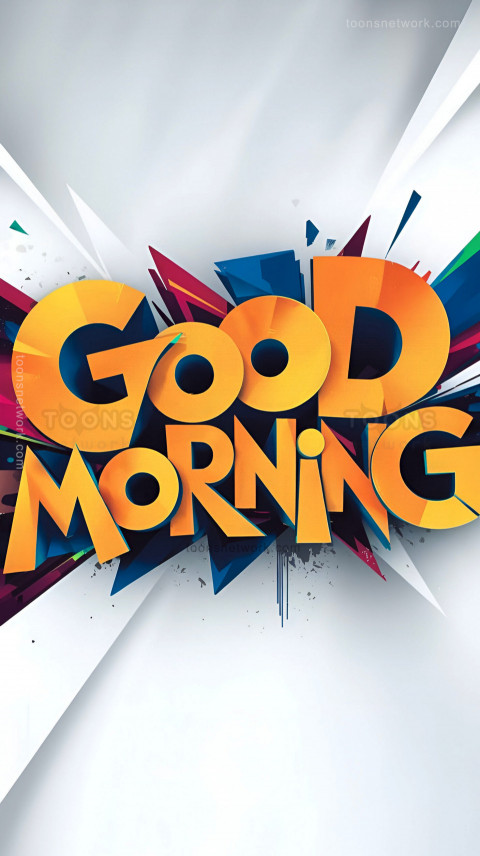 3D Illustration of Good Morning Text, Download Good Morning Images #33